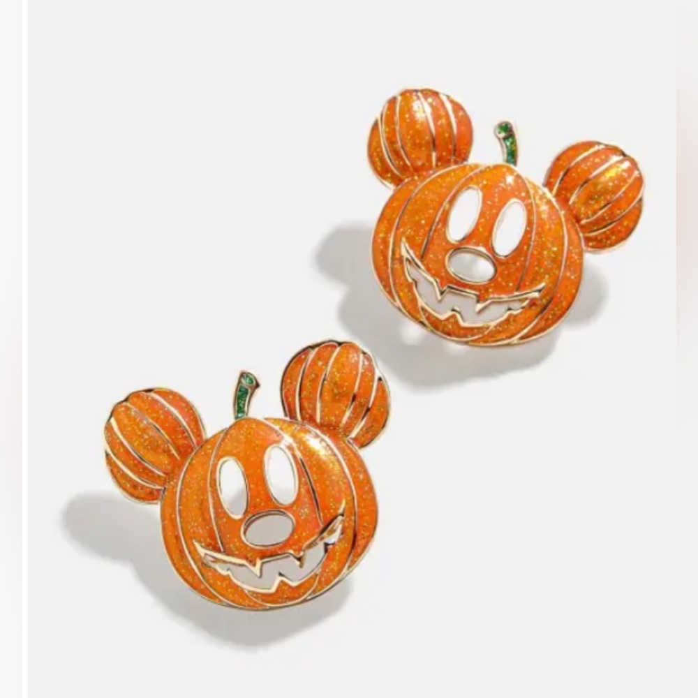 NWT ⚜️🎃⚜️ Disney X BAUBLEBAR Halloween Mickey Mouse Pumpkin Earrings